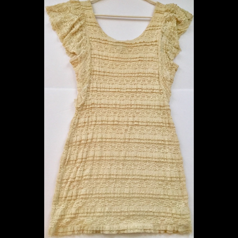 Vintage H&M knit crochet dress